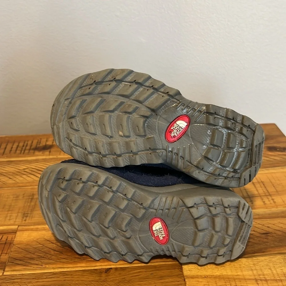 The North Face Boys Winter Camp Blue Boots Waterproof